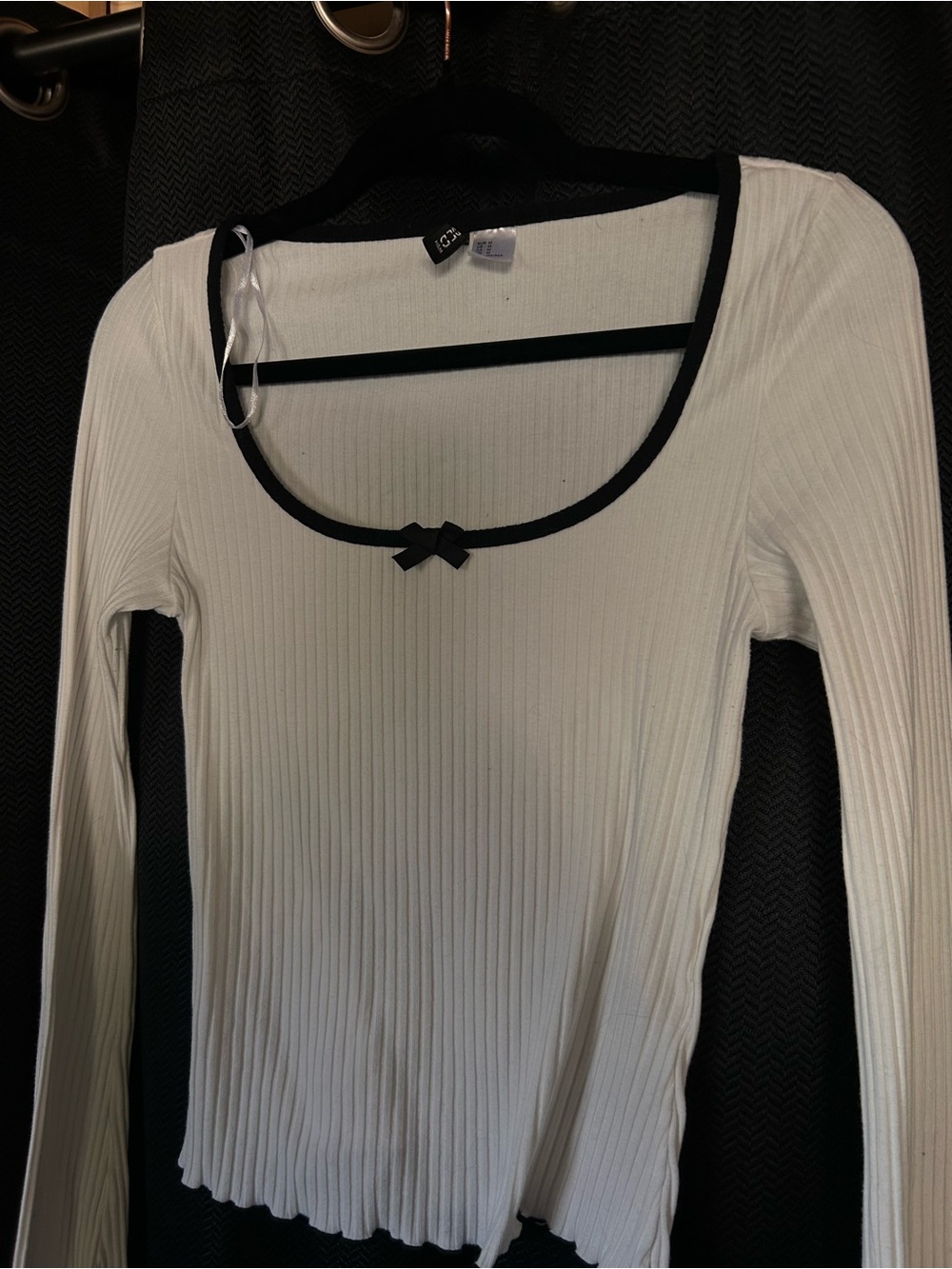 Divided Long Sleeve Top